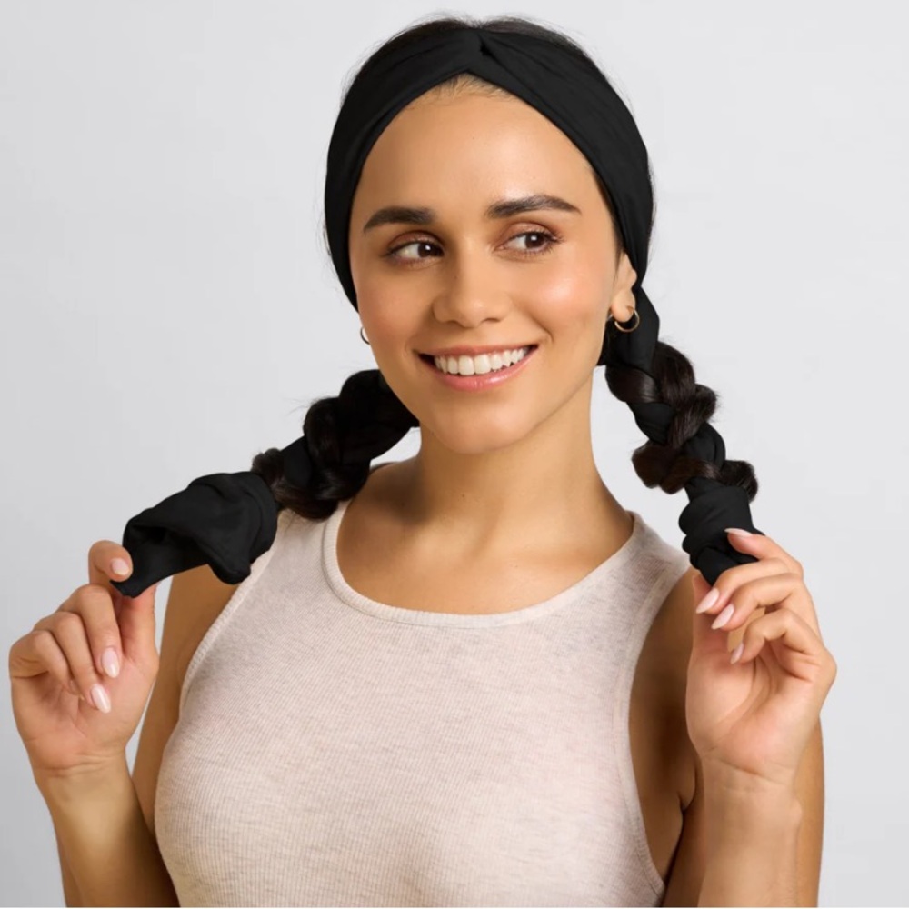 Kitsch Black Heatless Curling Headband - Picture 3 of 5